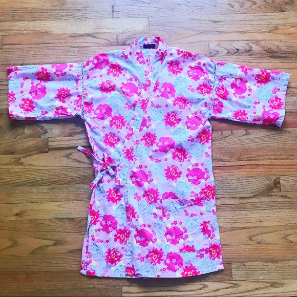 🎎 Japan Jinbei Yukata Kimono Summer Set Sz 14 - Picture 4 of 6